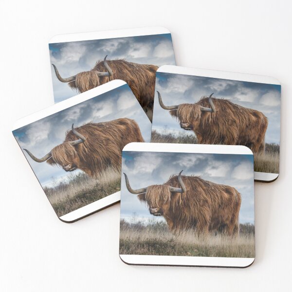 Item preview, highland cow portrait designed and sold by N' ajjer.