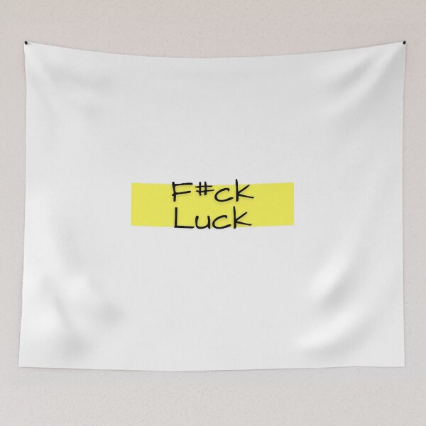 Item preview, F#ck Luck logo designed and sold by GRKiT.