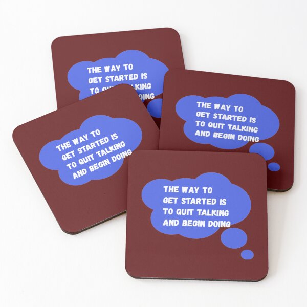 Item preview, The Way To Get Started Is To Quit Talking and Begin Doing designed and sold by KAMRAN HASSAN.