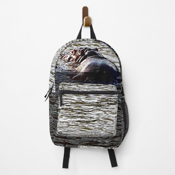 Item preview, Hippo Mother and Calf Batting African Wildlife designed and sold by worldways.