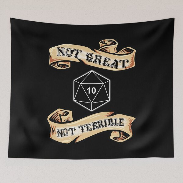 Item preview, d20 roll 10 not great  not terrible designed and sold by ZenCloak.