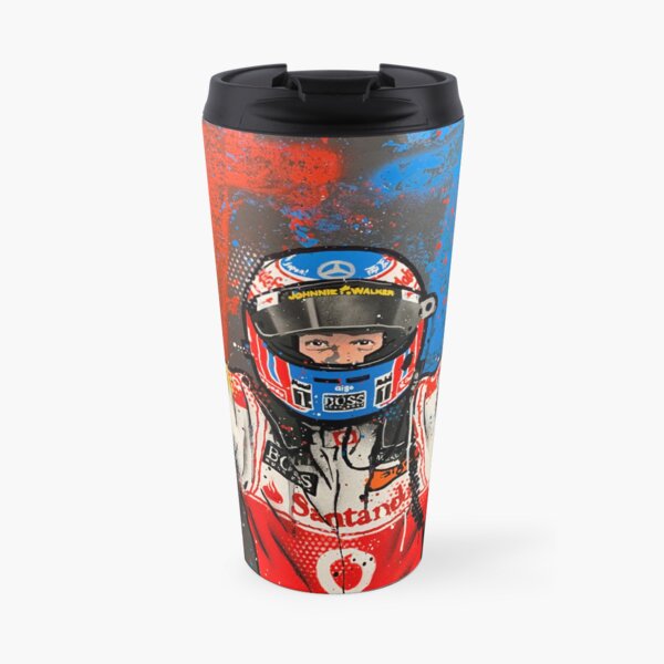 Jenson Button, McLaren - Graffiti Paiting by DRAutoArt Travel Mug