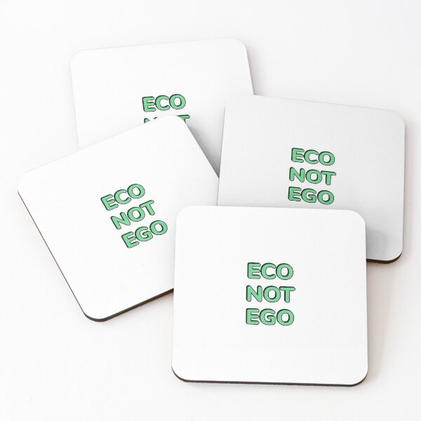 Item preview, Eco Not Ego - green planet designed and sold by Inspirationmotivation.