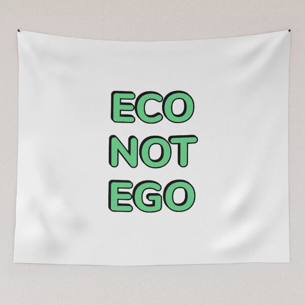 Item preview, Eco Not Ego - green planet designed and sold by Inspirationmotivation.