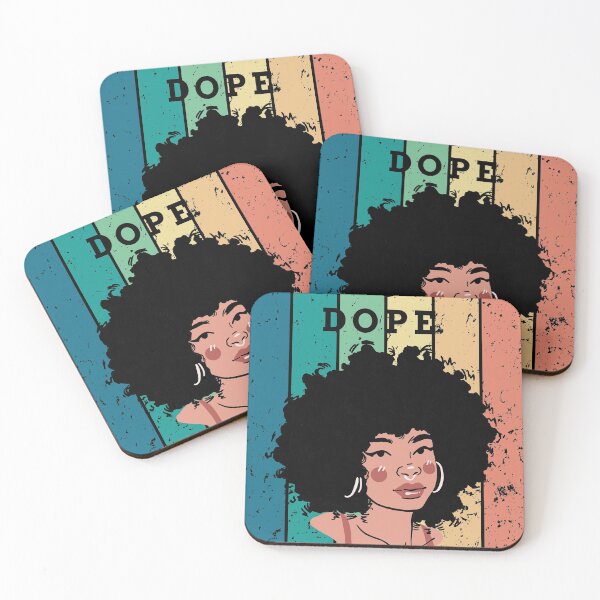 Item preview, Unapologetically Dope Black Pride Melanin style Afro American funk gifts designed and sold by Artwork-Station.
