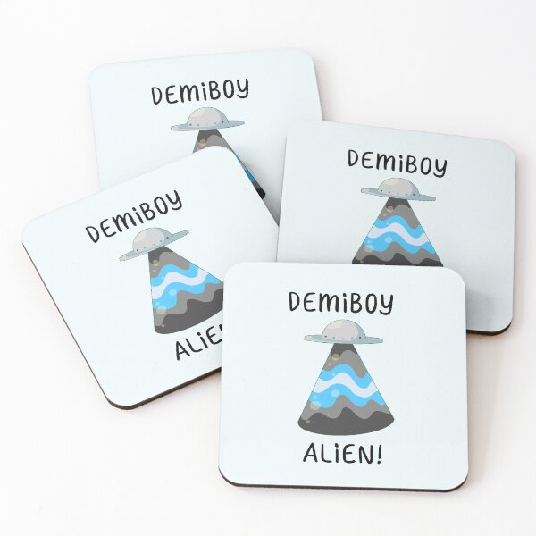 Item preview, "Too Trans For This World!" Demiboy Pride designed and sold by ForTheFrogWar.