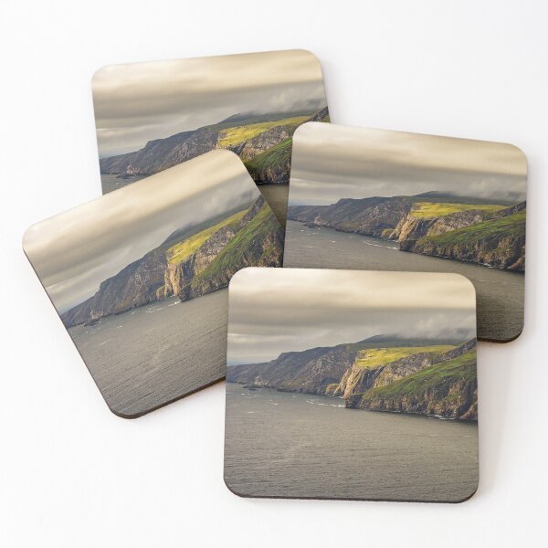 Item preview, Slieve League's cliffs of Sliabh Liag, sometimes Slieve League or Slieve Liag, a mountain on the Atlantic coast of County Donegal, Ireland designed and sold by AlbertMi.