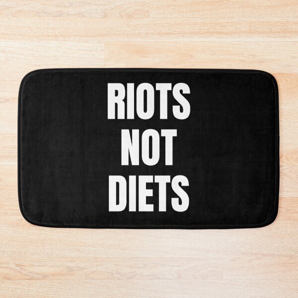 Item preview, RIOTS NOT DIETS feminist protest  - anti diet culture designed and sold by Inspirationmotivation.