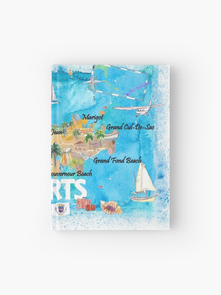 Turquoise Net - St. Barts Tourist Guide : Map