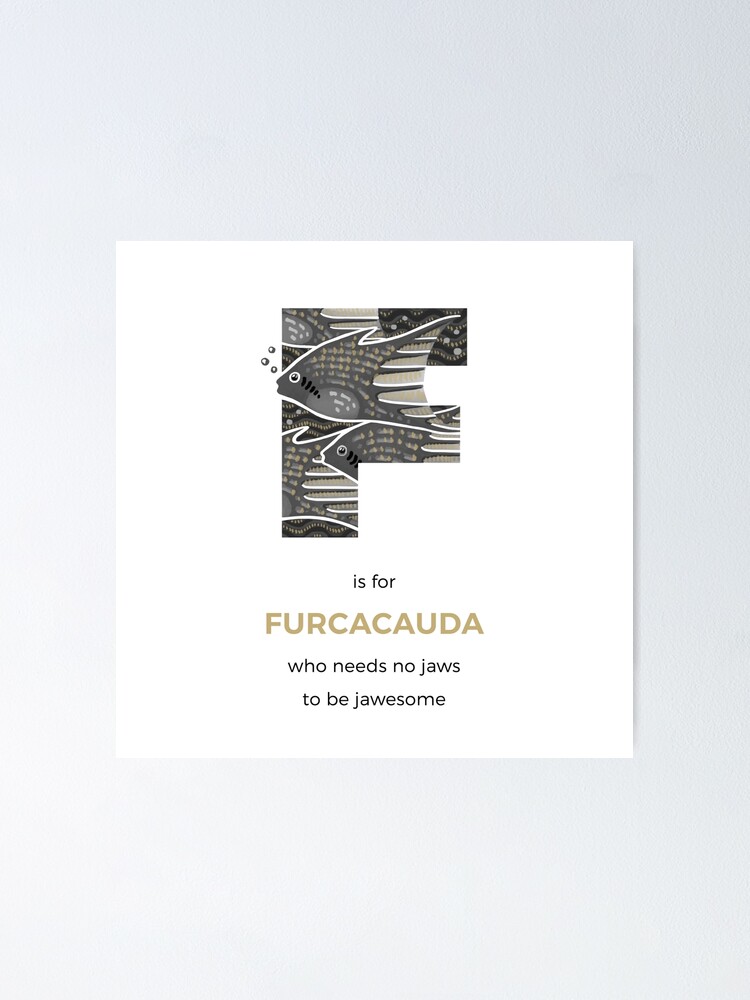 Alternate view of F is for Furcacauda Poster