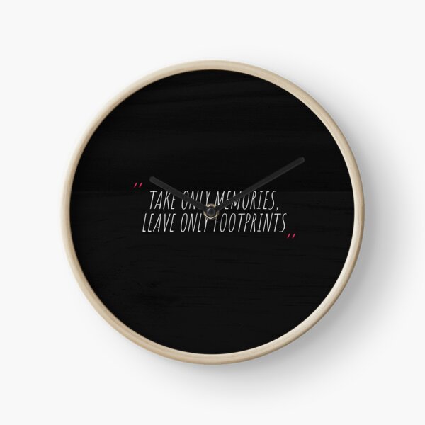 Footprints I Huellas Reloj
