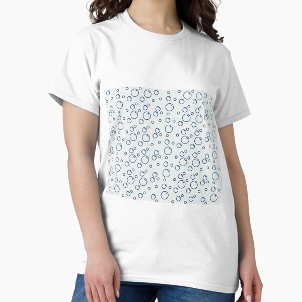 Item preview, Blue Bubbles Pattern designed and sold by Dream Big! by E. H..