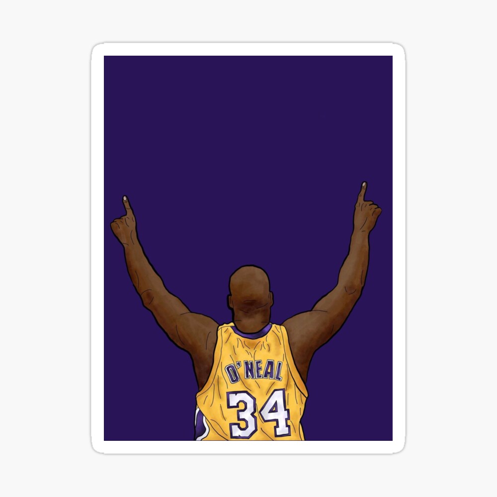 shaquille o neal purple lakers jersey