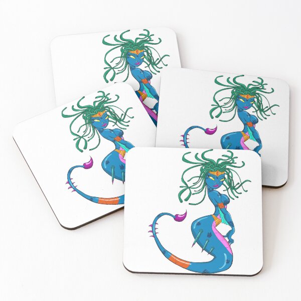 Item preview, Medusa Mermaid Pinup Style designed and sold by ruzzell-m.