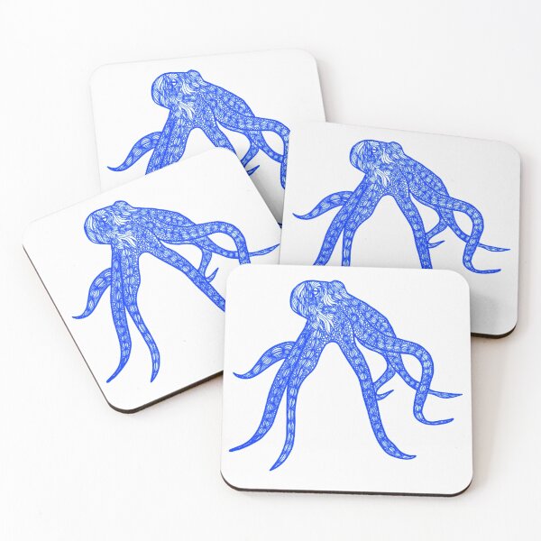 Item preview, Blue octopus designed and sold by CreativePetlin.