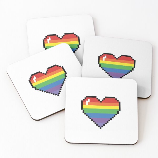 Item preview, Rainbow heart designed and sold by cactus24.