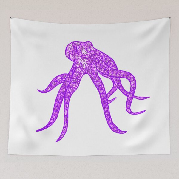Item preview, Purple octopus designed and sold by CreativePetlin.