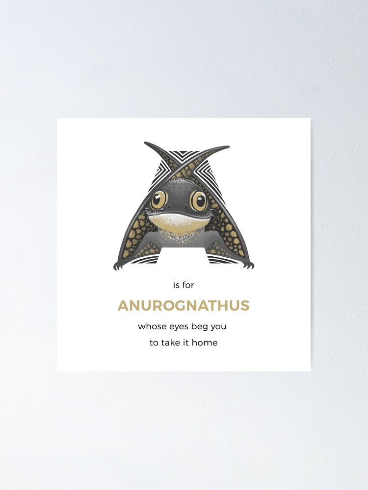 Alternate view of A is for Anurognathus Poster