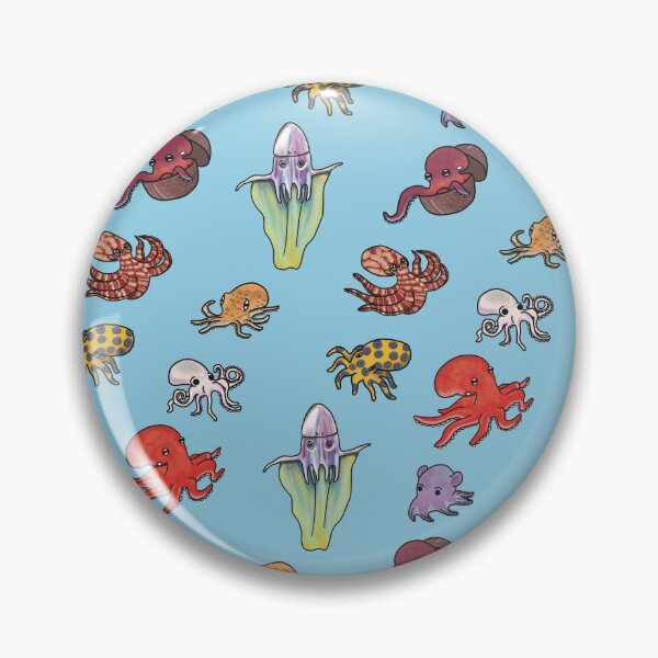 Item preview, Happy Octopus Print designed and sold by rattangirldraws.