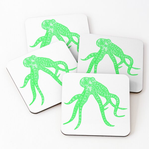 Item preview, Green octopus designed and sold by CreativePetlin.