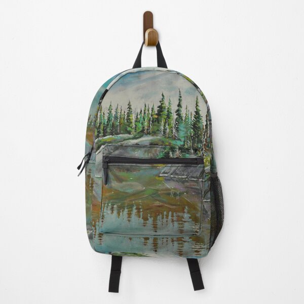 Item preview, Acrylic painting of the north designed and sold by mikemcglashon.