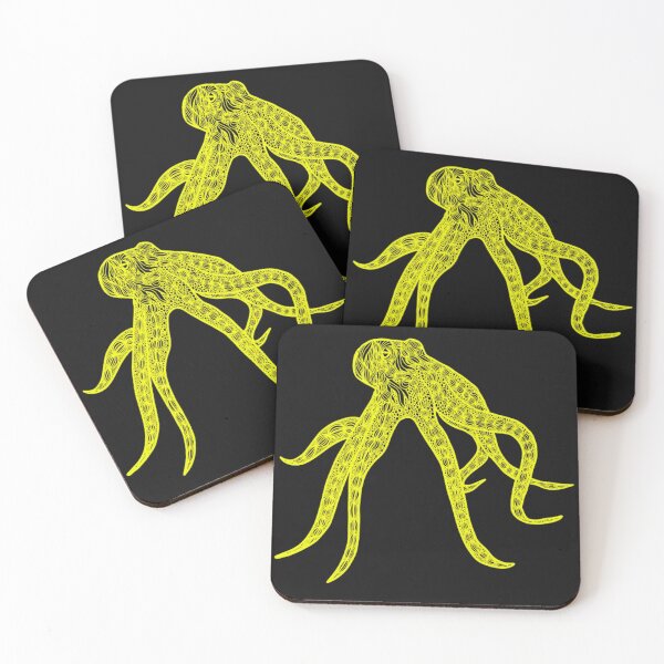 Item preview, Yellow octopus designed and sold by CreativePetlin.