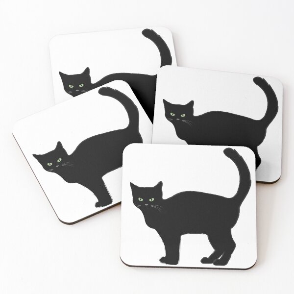 Item preview, Black cat designed and sold by Shrewd Mood.