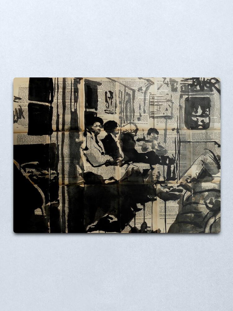 Alternate view of subway Metal Print