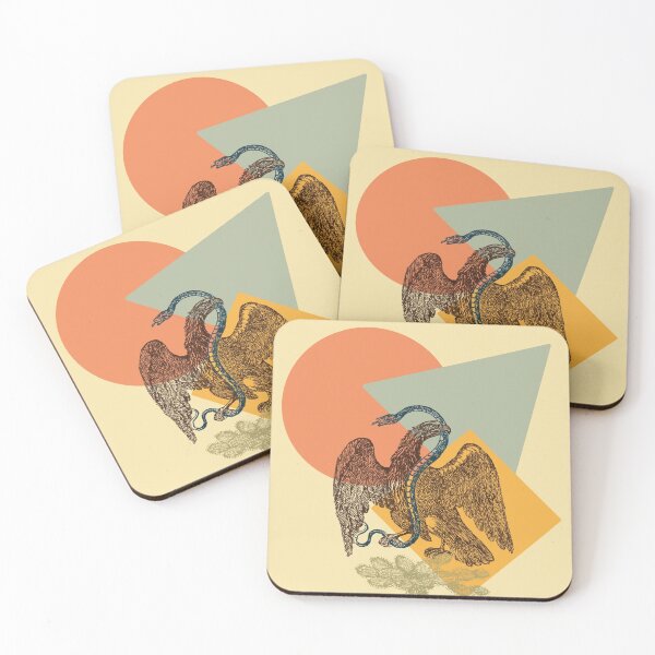Item preview, Geometric Mexican Hawk and Snake designed and sold by The-4am-Bazaar.