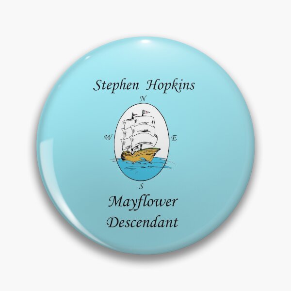 Item preview, Stephen Hopkins, Mayflower Descendant designed and sold by NoteBTravel.