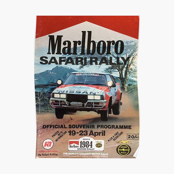 Rally Safari Vintage Poster  Poster
