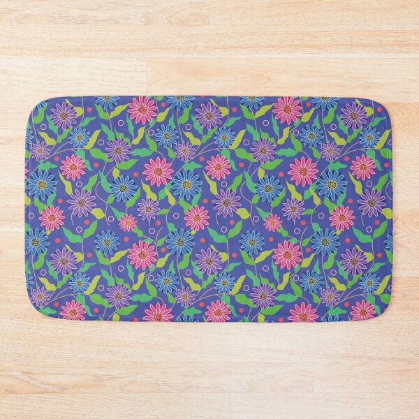 Item preview, Spring floral pattern on purple designed and sold by Susritart.