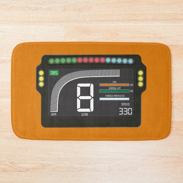 Item preview, Formula Car Steering Wheel (Orange BG) designed and sold by FilipeFerreira.