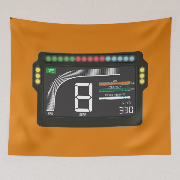 Item preview, Formula Car Steering Wheel (Orange BG) designed and sold by FilipeFerreira.