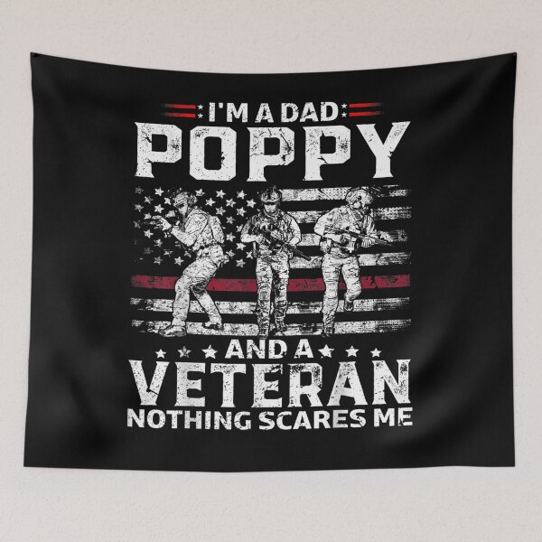 Item preview, I'm A Dad Poppy Veteran Father's Day  designed and sold by beatabea.