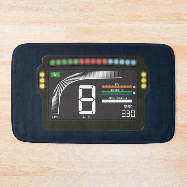 Item preview, Formula Car Steering Wheel (Dark Blue BG) designed and sold by FilipeFerreira.