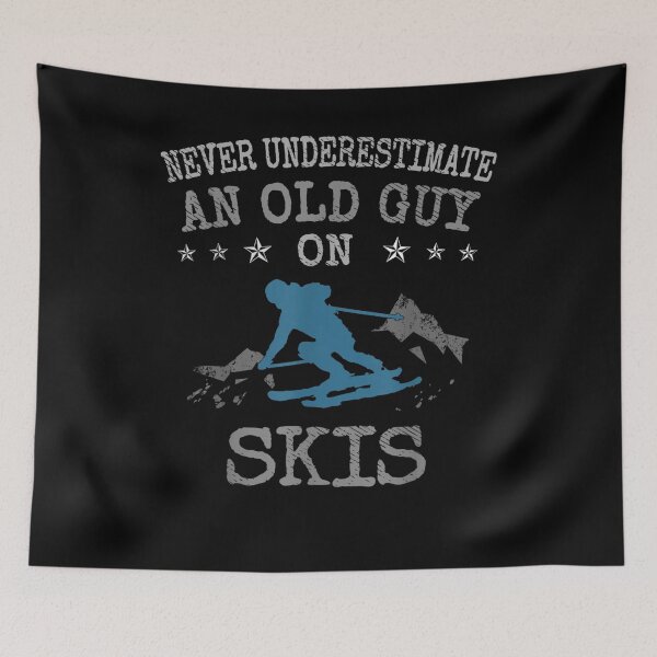 Item preview, Mens Skiing Love Never Underestimate An Old Guy On Skis  designed and sold by beatabea.