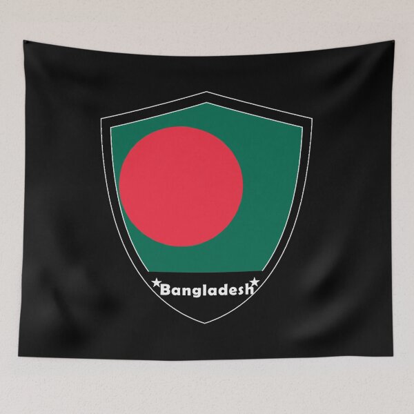 Item preview, Bangladesh Flag Badge designed and sold by Gina-Driada.