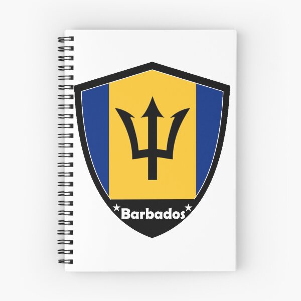 Item preview, Barbados Flag Badge designed and sold by Gina-Driada.