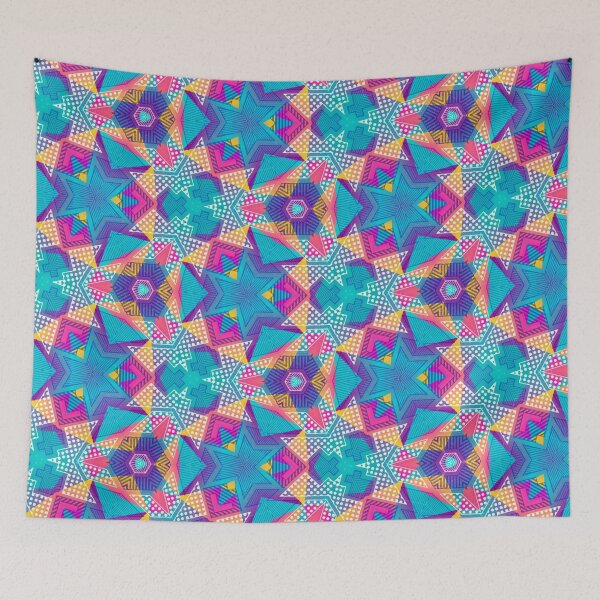 Item preview, '80's Geometric Colourful Fun designed and sold by KirstenStar.
