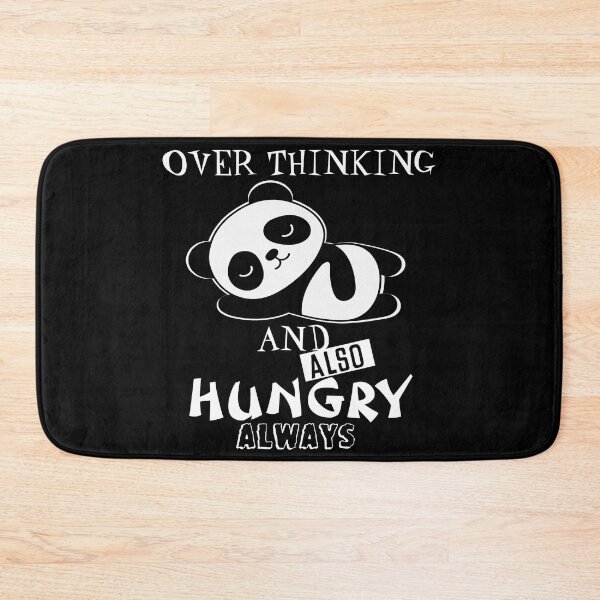 Item preview, Cute Lazy Panda - Overthinking And Also Hungry - Funny designed and sold by mewsis.