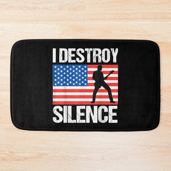 Item preview, I Destroy Silence Bass Guitar  designed and sold by beatabea.