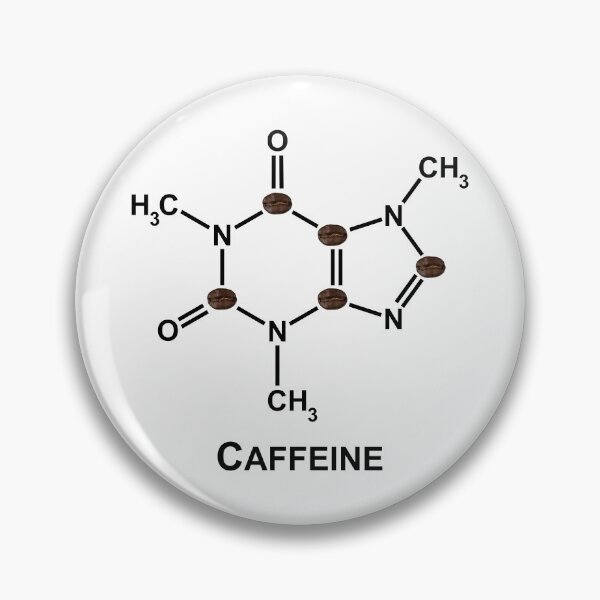 Item preview, Caffeine Molecule designed and sold by Ragulee.