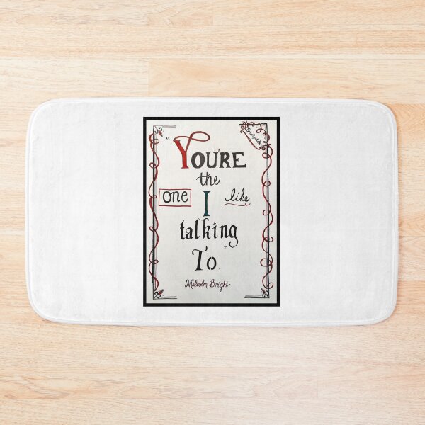 Item preview, Malcolm Bright quote designed and sold by Hollygolightly8.