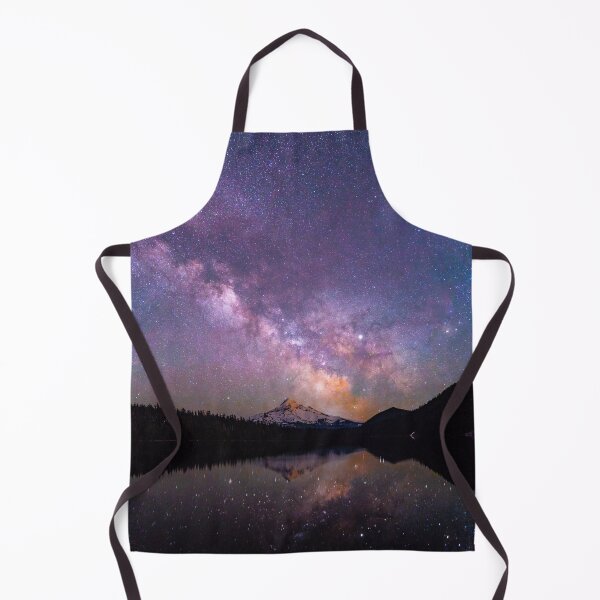 Item preview, nature at night with purple northern lights designed and sold by N' ajjer.