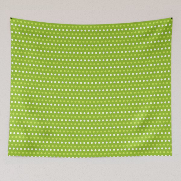 Item preview, Green Gradient with White & Green Dots Art Print designed and sold by Marshelto.