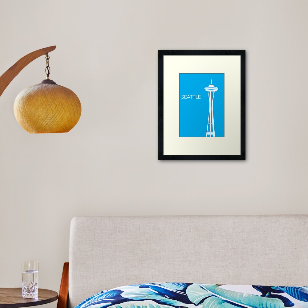 Seattle Framed Art Print