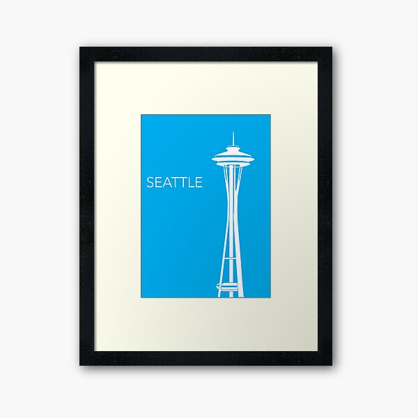 Seattle Framed Art Print