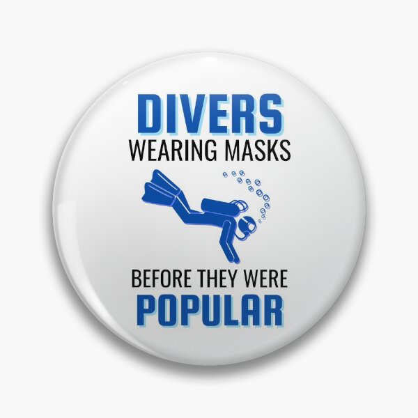 Item preview, Divers Wearing Masks Before They Were Popular designed and sold by momsnpops.