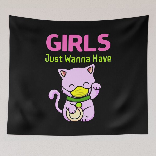 Item preview, Girls Just Wanna Have Cat - Cat Lover designed and sold by Promedia.
